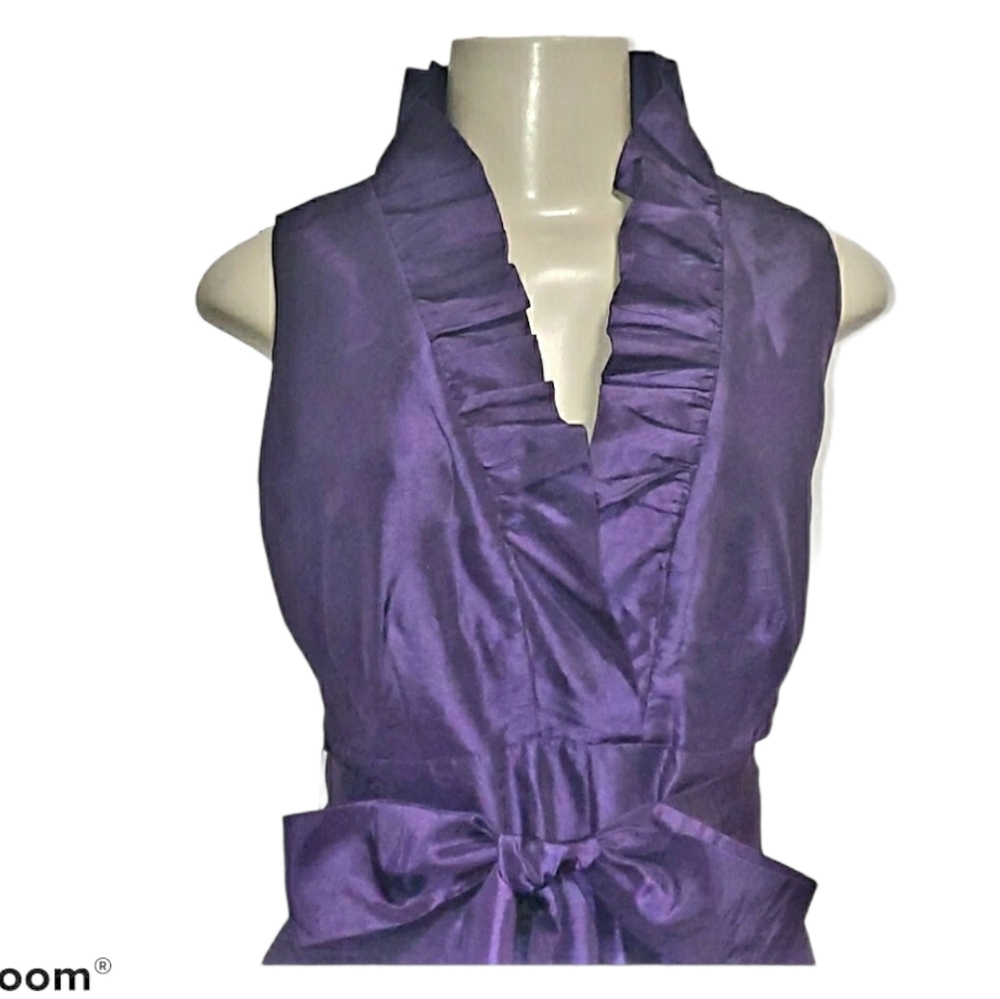 ♥️💜LONDON TIMES LAVENDER SLEEVELESS DRESS💜♥️ - Picture 2 of 11